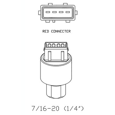 SENSOR PRESSURE SYSTEM AIR CONDITIONER CITROEN  