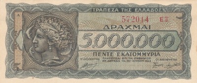 [MB12166] Grecja 5000000 drachm 1944