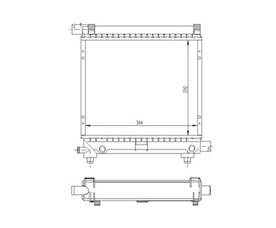 RADIATOR MERCEDES PETROL 190 W201 2015000603  