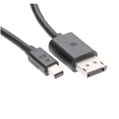 Kabel Video Mini DisplayPort - DisplayPort 2m Czarny