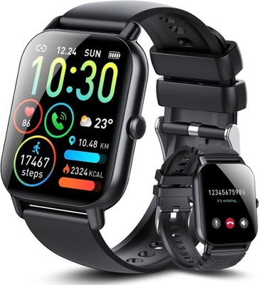 Smartwatch Ddidbi P66 czarny, zegarek