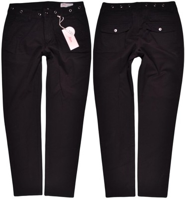 S.OLIVER spodnie BLACK skinny CHINO _ W31 L30
