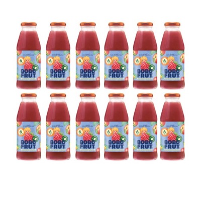 Bobo Frut Nektar owocowy jabłko banan malina po 6 miesiącu 300 ml x12