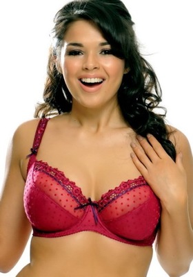 Biustonosz Curvy Kate PRINCESS WINE 30DD / 65DD