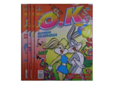 O.K czasopismo nr 52,53,57,67-70 z 2000 roku