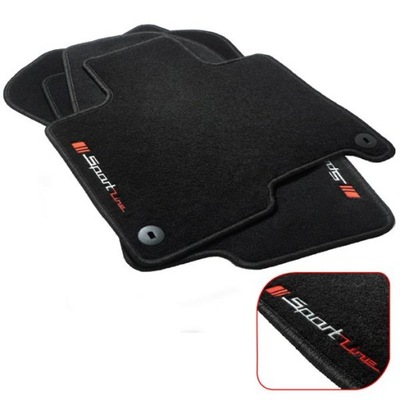 ALFOMBRILLAS DE FELPA AUDI A3 8P SPORTBACK 2003-2013  