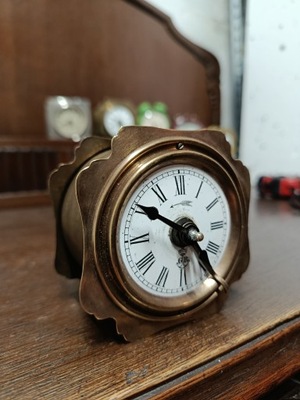 Zabytkowy Budzik zegar firmy GUSTAV BECKER 1884r! Nagranie GŁOSU !!!