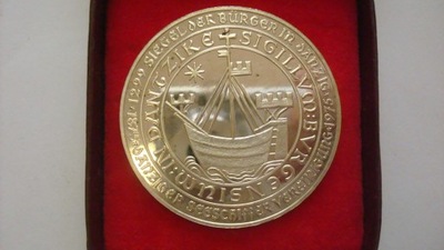 MEDAL niemiecki Gdańsk Danzig srebro