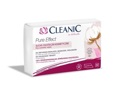 Cleanic Suche Chusteczki kosmetyczne Pure Effect 1