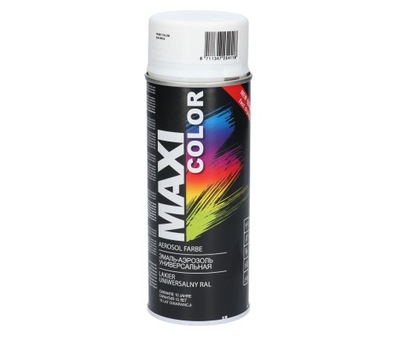 Lakier Motip Maxi Color 400 ml SPRAY RAL 9016 biały satyna