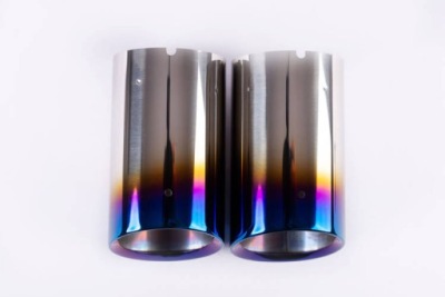 Наконечник глушителя audi q3, kpl grilled blue фото №1