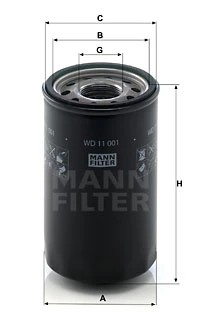 ФИЛЬТР ГИДРАВЛИЧЕСКИЙ MANN WD11001