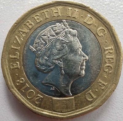 0225c - Wielka Brytania 1 funt, 2018
