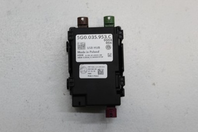 Skoda superb iii модуль usb 5q0035953c фото №1