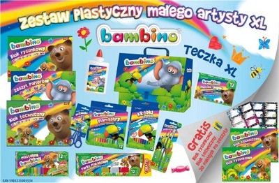 Zestaw plastyczny artystyczny dla dzieci Bambino