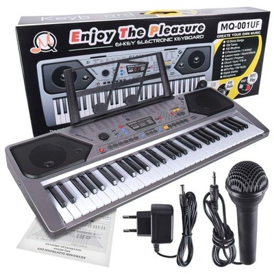 Keyboard z mikrofonem MQ 001 UF Czarny