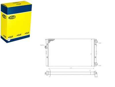 AUŠINTUVAS VARIKLIO VANDENS VOLKSWAGEN MAGNETI MARELLI 