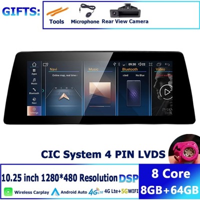 AUTO AUTO DSP ANDROID 12 PARA BMW X1 E84 2009-2015 ID8 RADIO NAVEGACIÓN GPS  