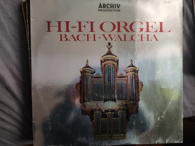 Winyl Hi-Fi Orgel Bach, Walcha