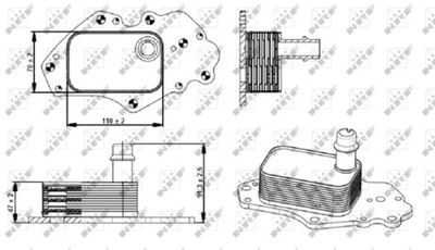 RADUADOR ACEITES OPEL MOKKA 15-  