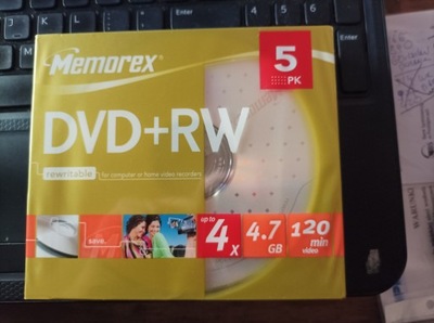 Memorex dvd rw 5 plyt dvd rw 5 sztuk slim pack