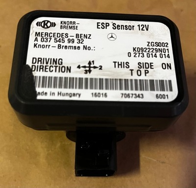 Mercedes actros mp4 датчик esp a0375459932 фото №1