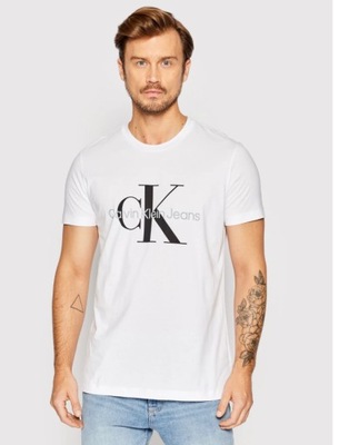 CALVIN KLEIN JEANS T-SHIRT BIAŁY MĘSKI XXL 1SGB