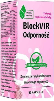 BlockVIR /Zmniejszenie ryzyka wirusowego+ / 60kaps