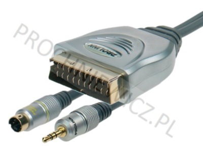 Kabel TCV 7580 Prolink EX SCART–SVHS4P+3,5STR 5m