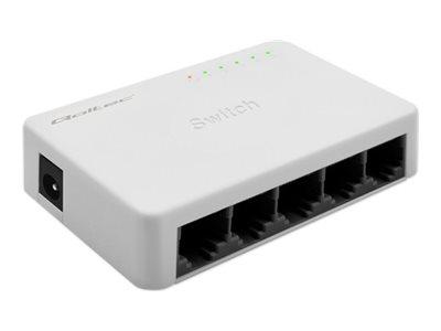 QOLTEC 52245 SWITCH Przełącznik sieciowy 5 x port RJ45 100Mbps Fast