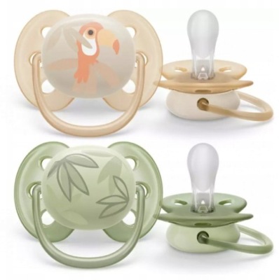 AVENT Smoczek uspokajający 0-6m Ultra Soft boy