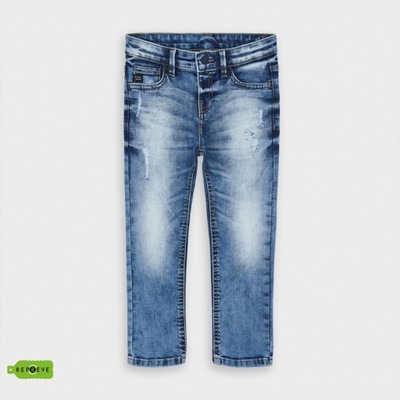 Spodnie jeans przetarcia Mayoral Roz: 116cm