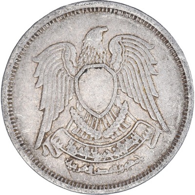 Moneta, Egipt, 10 Milliemes, 1972