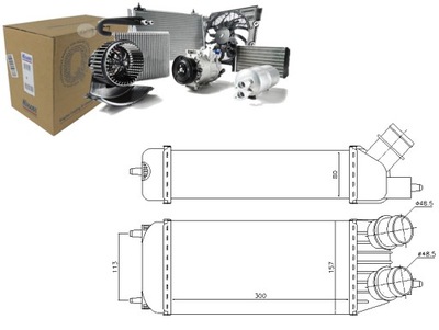 Nissens інтеркулер citroen jumpy fiat scudo ulyss фото №1