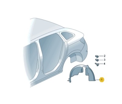 Skoda kamiq подкрылок левая задняя задние 658810969 фото №1