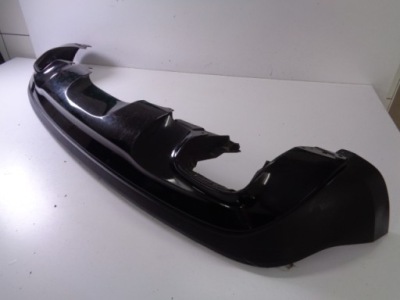 Накладка-спойлер диффузор бампера задняя mercedes gla x156 фото №1