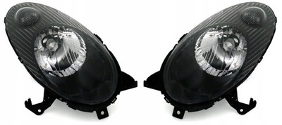 Nissan micra комплект фари лампи передні фото №1