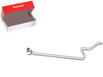 Труба выхлопная середина citroen berlingo berlingo multispace berlingo фото №1