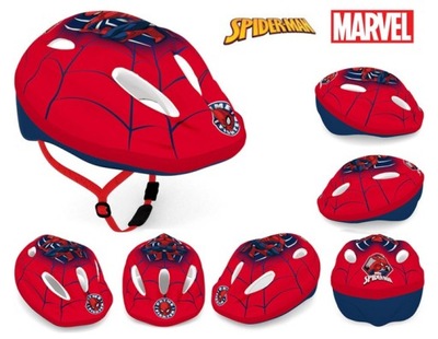 KASK ROWEROWY dla dzieci MARVEL Spider-Man 52-56cm