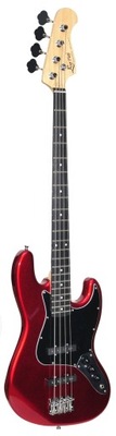 GITARA BASOWA 4 STRUNOWA EVER PLAY JB-RD/BK (METALIC)