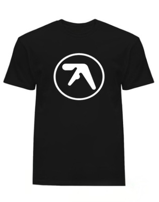 Aphex Twin official Parker ブラック　オフィシャル L T-SHIRT KOSZULKA Z NADRUKIEM MĘSKA APHEX TWIN Rozmiar XL • Cena