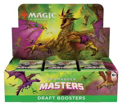 Booster BOX DRAFT MtG Commander Masters angielski (24 boostery) paczki