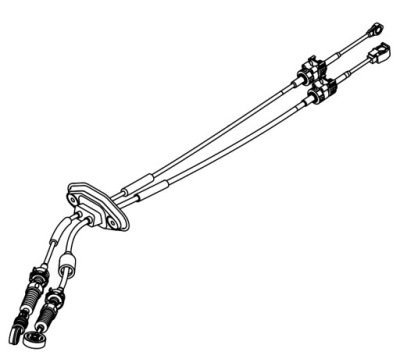 Троси перемикання передач ssangyong tivoli / xlv фото №1