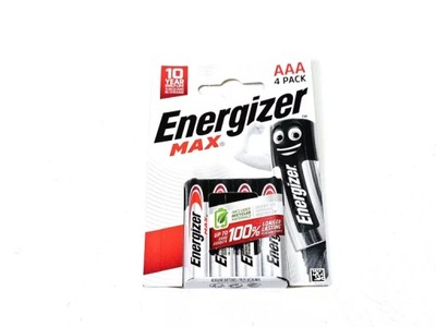 4X BATERIA ENERGIZER MAX LR03 AAA 1,5V