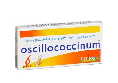 OSCILLOCOCCINUM 6 dawek na przeziębienie