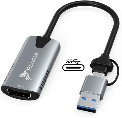 Karta Przechwytywania Grabber HDMI USB 2w1 USB-C