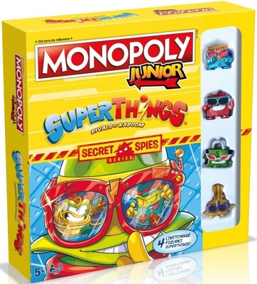 SUPER ZINGS MONOPOLY JUNIOR THINGS MONOPOL DZIECI