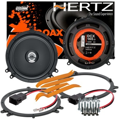 HERTZ DCX165 ALTAVOCES AUDI A6 C5 PARTE DELANTERA I PARTE TRASERA DYSTA  