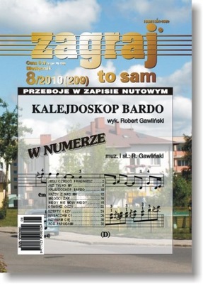 Zagraj to sam - nr 08/2010 (209) nuty na keyboard + akordy + teksty