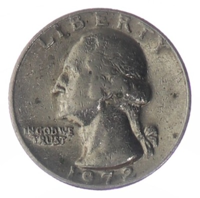 1/4 dolara - Quarter Dollar - Waszyngton - 1972